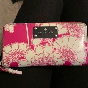 Kate Spade Pink Floral Wallet